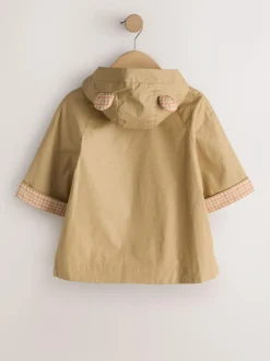 Next Stone Shower Resistant Hooded Trench Coat (3mths-7yrs) Best