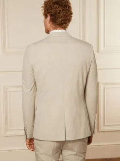 Next Skinny Fit Motionflex Stretch Suit Jacket Stone Online