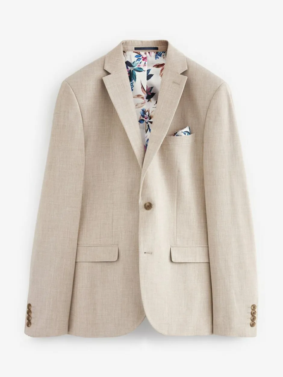 Next Skinny Fit Motionflex Stretch Suit Jacket Stone Online