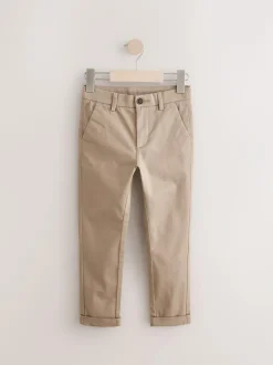 Next Stone Skinny Fit Stretch Chino Trousers (3-17yrs) New