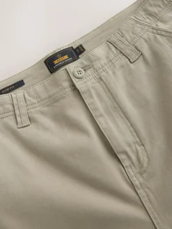 Next Stone Slim Fit Cotton Stretch Cargo Trousers Outlet