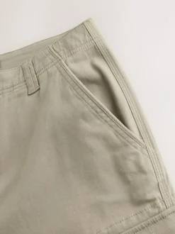 Next Stone Slim Fit Cotton Stretch Cargo Trousers Outlet