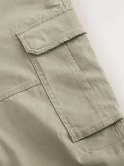 Next Stone Slim Fit Cotton Stretch Cargo Trousers Outlet