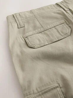 Next Stone Slim Fit Cotton Stretch Cargo Trousers Outlet