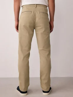 Next Slim Fit Motionflex Chino Trousers Stone Discount