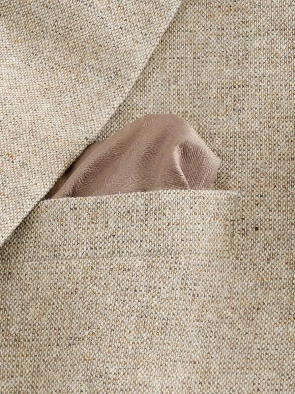 Next Stone Slim Fit Wool Blend Donegal Suit Jacket Hot