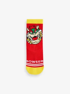 Next Character Cotton Rich Socks 5 Pack Super Mario Clearance