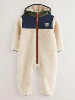 Superdry Beige Sherpa Snowsuit Online
