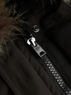 Superdry Black Everest Hooded Bomber Jacket Best