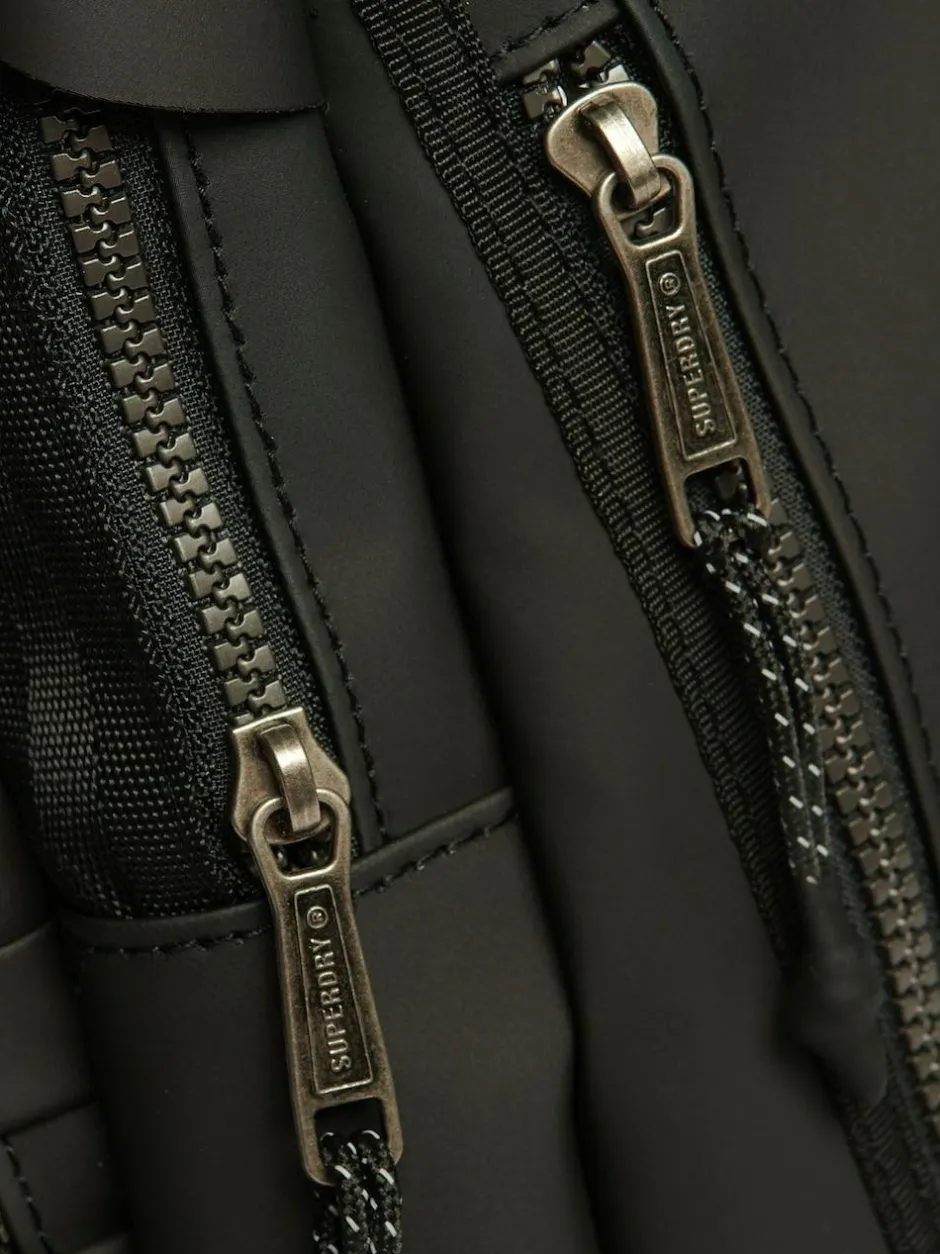 Superdry Black Tarp Rucksack Outlet