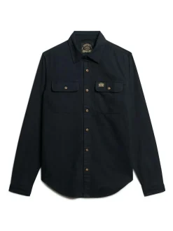 Superdry Trailsman Relaxed Fit Overshirt Black Best