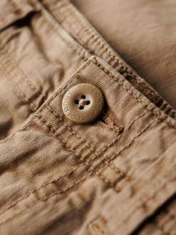 Superdry Brown Core Cargo Relaxed Fit Shorts Online