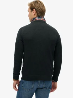 Superdry Essentials Cotton Jumper Grey Discount
