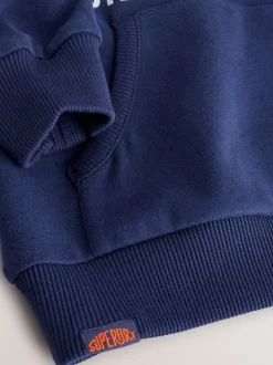 Superdry Navy Mix Hoodie Outlet