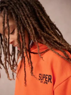 Superdry Essentials Hoodie Orange Best