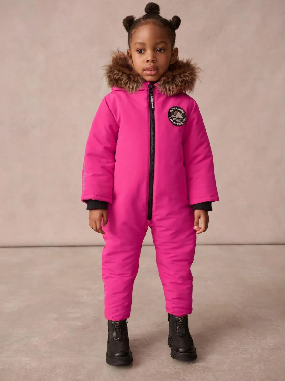 Superdry Pink Everest Snowsuit New