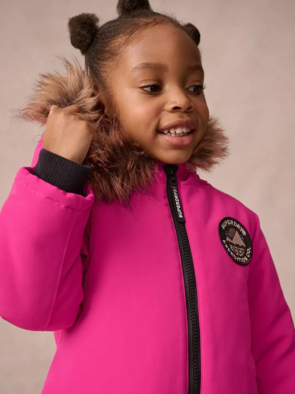 Superdry Pink Everest Snowsuit New