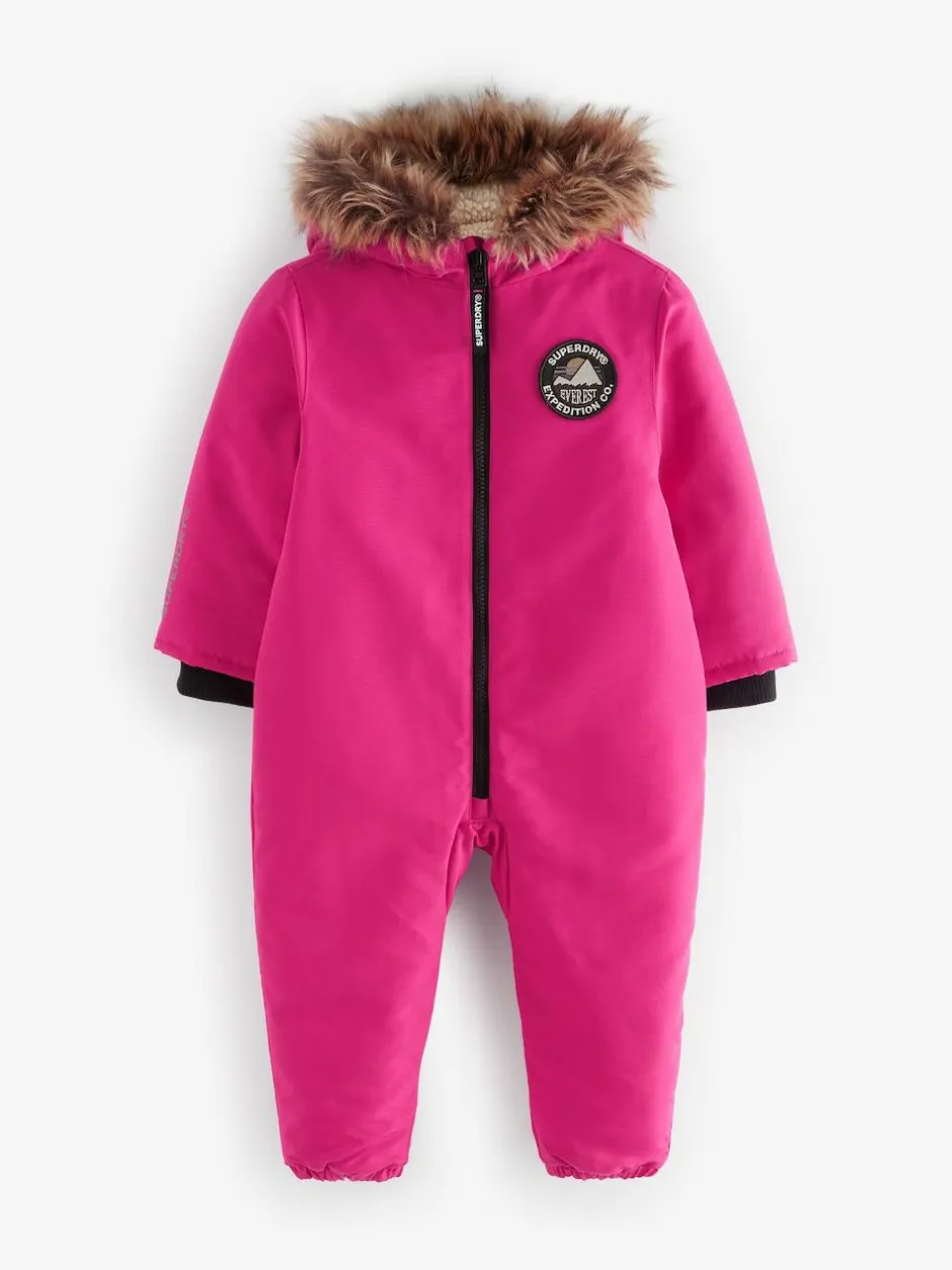 Superdry Pink Everest Snowsuit New
