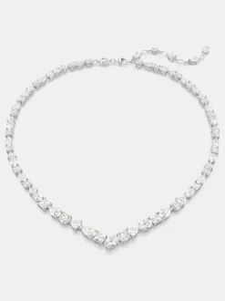 Swarovski Silver Mesmera Mixed Cuts Rhodium Plated Jewellery Set Hot