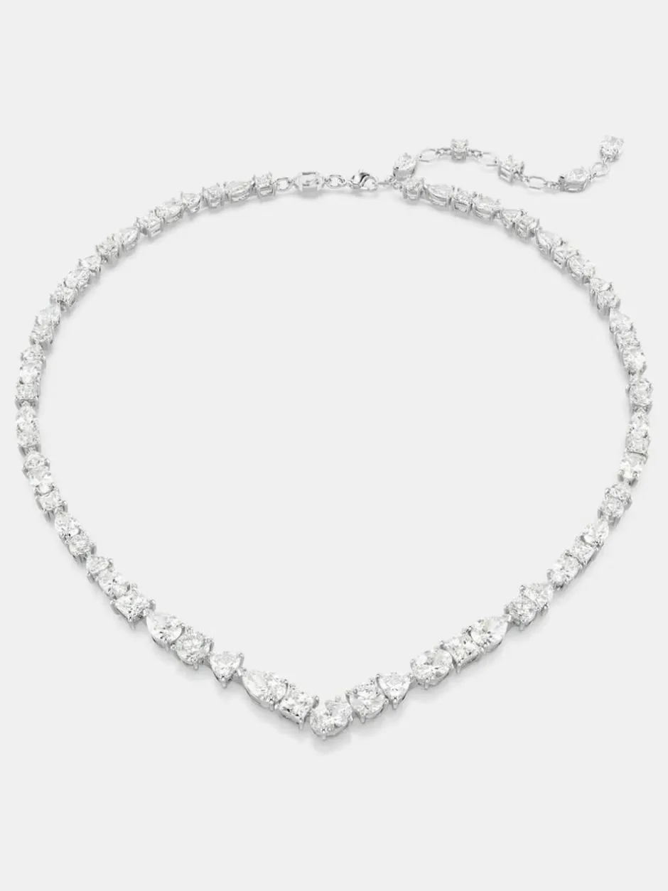 Swarovski Silver Mesmera Mixed Cuts Rhodium Plated Jewellery Set Hot