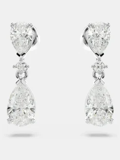 Swarovski Silver Mesmera Mixed Cuts Rhodium Plated Jewellery Set Hot