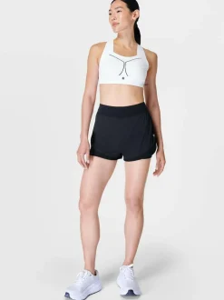 Sweaty Betty Tempo Run Shorts Black New