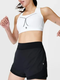 Sweaty Betty Tempo Run Shorts Black New