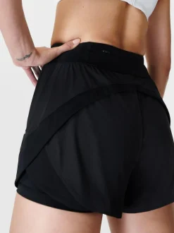 Sweaty Betty Tempo Run Shorts Black New