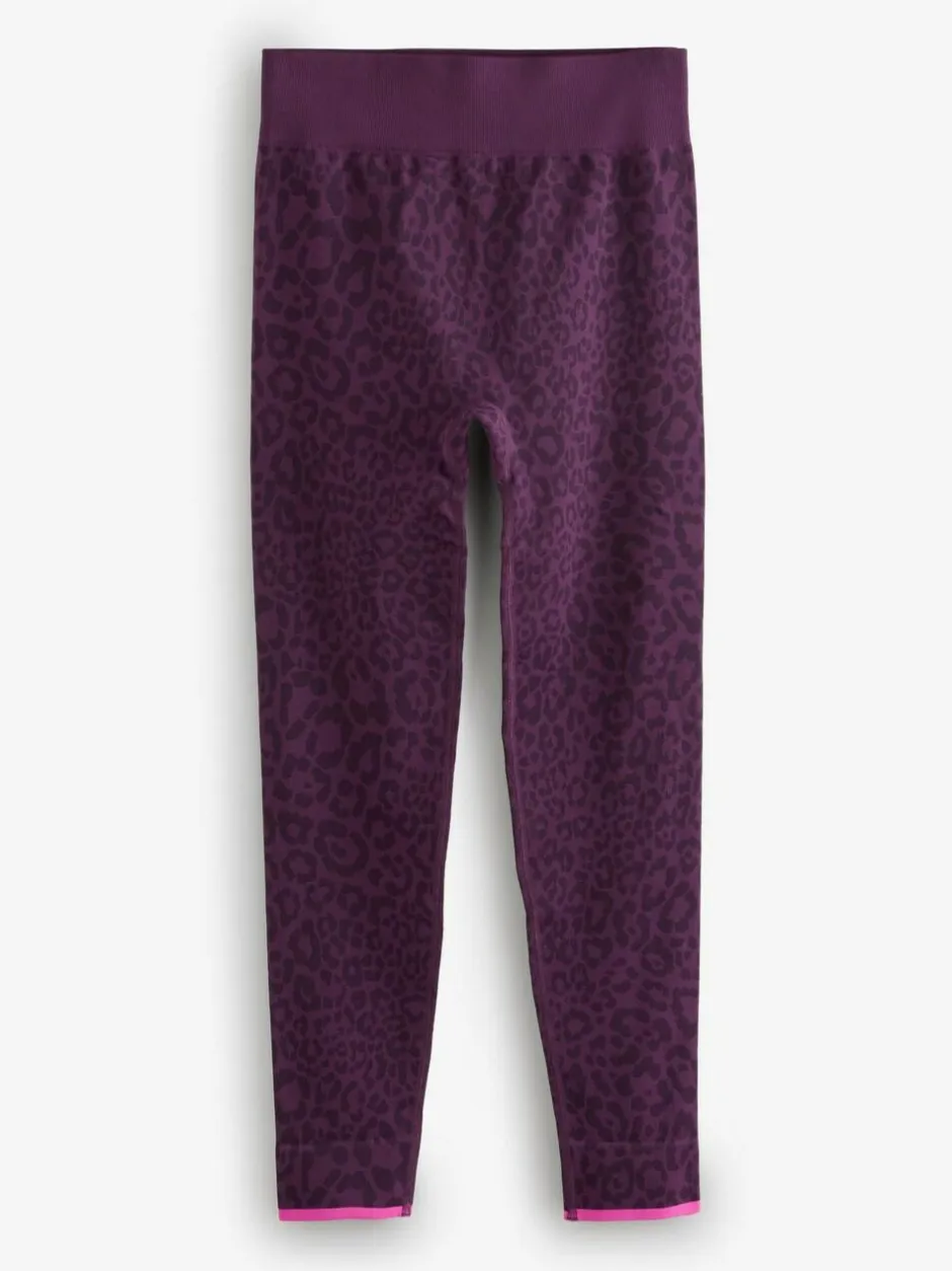 Sweaty Betty Animal Base Layer Leggings Purple