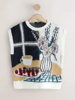 Next Knitted Tank Table Scene New