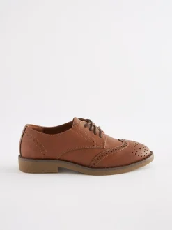 Next Tan Brown Brogue Shoes Sale