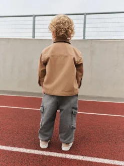 Next Canvas Overshirt (3mths-7yrs) Tan Brown Outlet