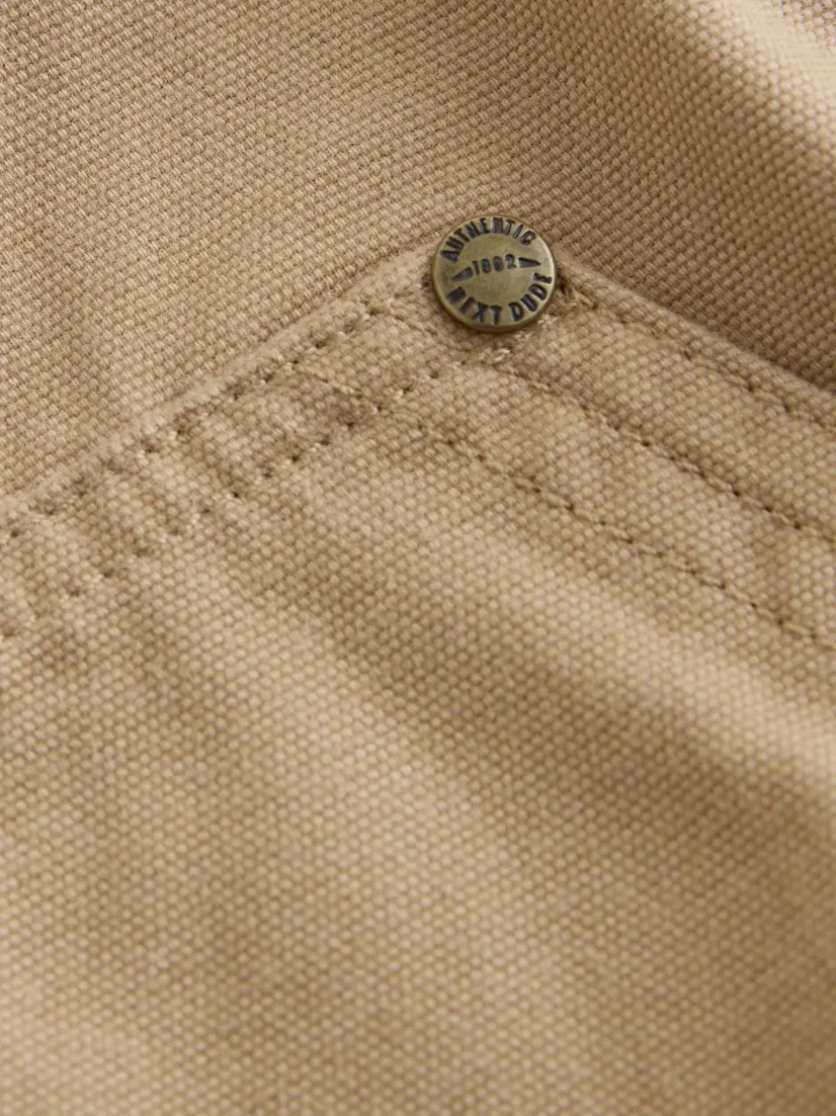 Next Canvas Overshirt (3mths-7yrs) Tan Brown Outlet