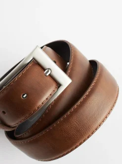 Next Faux Leather Belt Tan Brown Online