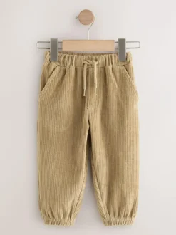 Next Jersey Cord Joggers (3mths-7yrs) Tan Brown New