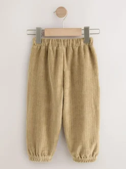 Next Jersey Cord Joggers (3mths-7yrs) Tan Brown New