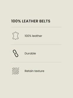 Next Leather Belt Tan Brown New
