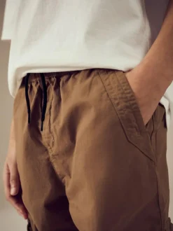 Next Tan Brown Loose Fit Cargo Trousers (3-16yrs) Clearance