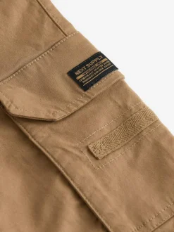 Next Tan Brown Loose Fit Cargo Trousers (3-16yrs) Clearance