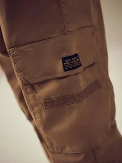 Next Tan Brown Loose Fit Cargo Trousers (3-16yrs) Clearance