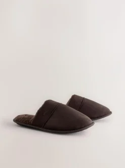 Next Mule Slippers Tan Brown Online