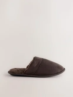 Next Mule Slippers Tan Brown Online