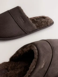 Next Mule Slippers Tan Brown Online