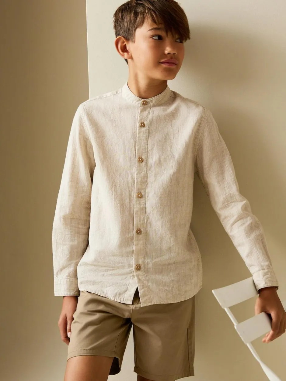 Next Regular Fit Chino Shorts (3-16yrs) Tan Brown Best