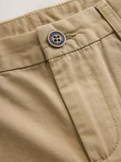 Next Regular Fit Chino Shorts (3-16yrs) Tan Brown Best