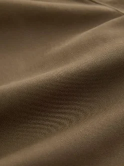Next Regular Tapered Fit Single Pleated Stretch Chinos Trousers Tan Brown Clearance