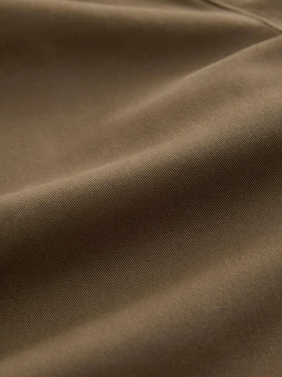 Next Regular Tapered Fit Single Pleated Stretch Chinos Trousers Tan Brown Clearance