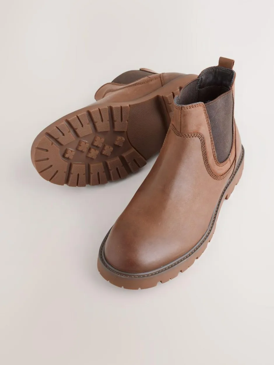 Next Tan Brown Relaxed Chelsea Boots Online