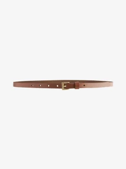 Next Tan Brown Skinny Leather Belt Clearance
