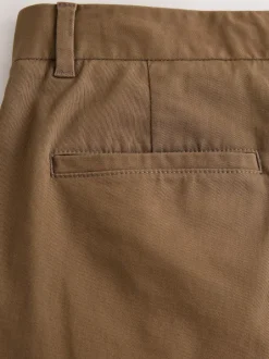 Next Tan Brown Slim Fit Stretch Chinos Trousers Clearance